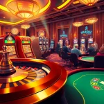 Exciting scene at a casino table featuring lien minh kjc, poker chips, and players engaging in thrilling bets.