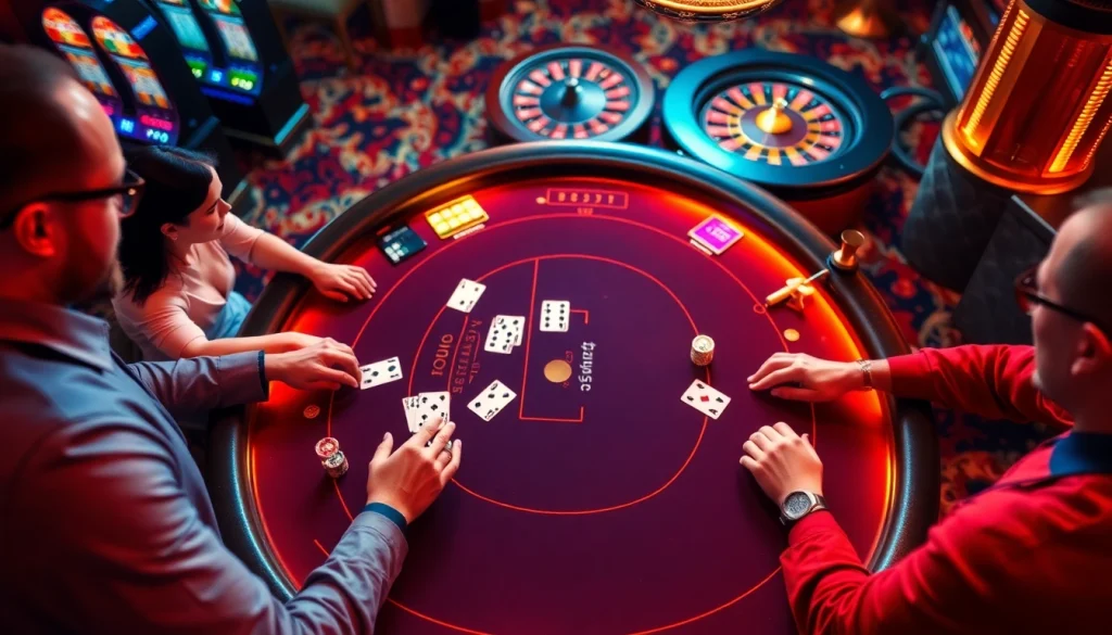Experience an exhilarating moment at 789BET's blackjack table filled with excitement and strategy.