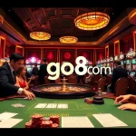 Experience the thrill of gaming at the luxurious casino, where go8 com enhances your betting experience with vibrant poker tables and slot machines.