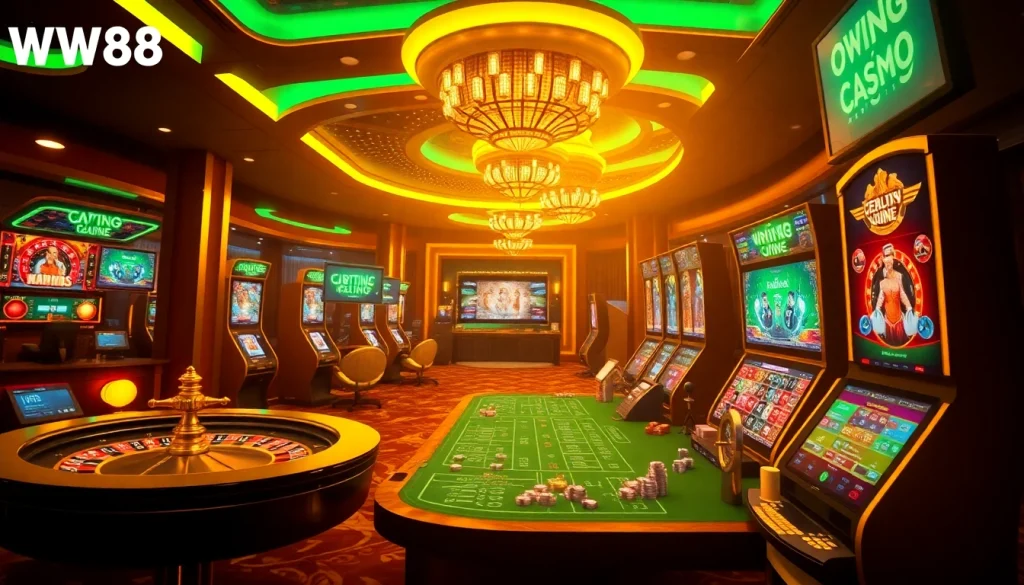 Immerse yourself in the excitement of WW88 online gambling with vibrant casino action featuring roulette, slots, and live dealers.