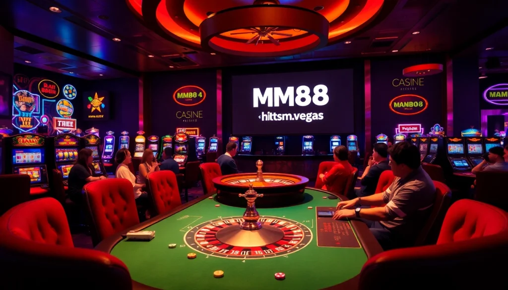 Experience the thrill of gaming at https://mm88.vegas/ with intense poker action and vibrant casino vibes.
