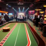 U888 offers an exhilarating experience with players at the virtual horse racing track, showcasing vibrant casino action.